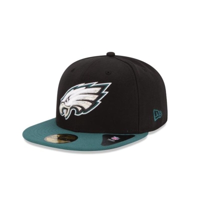 Philadelphia Eagles Gorra | New Era NFL 59fifty Fitted Cap Mexico - Negros